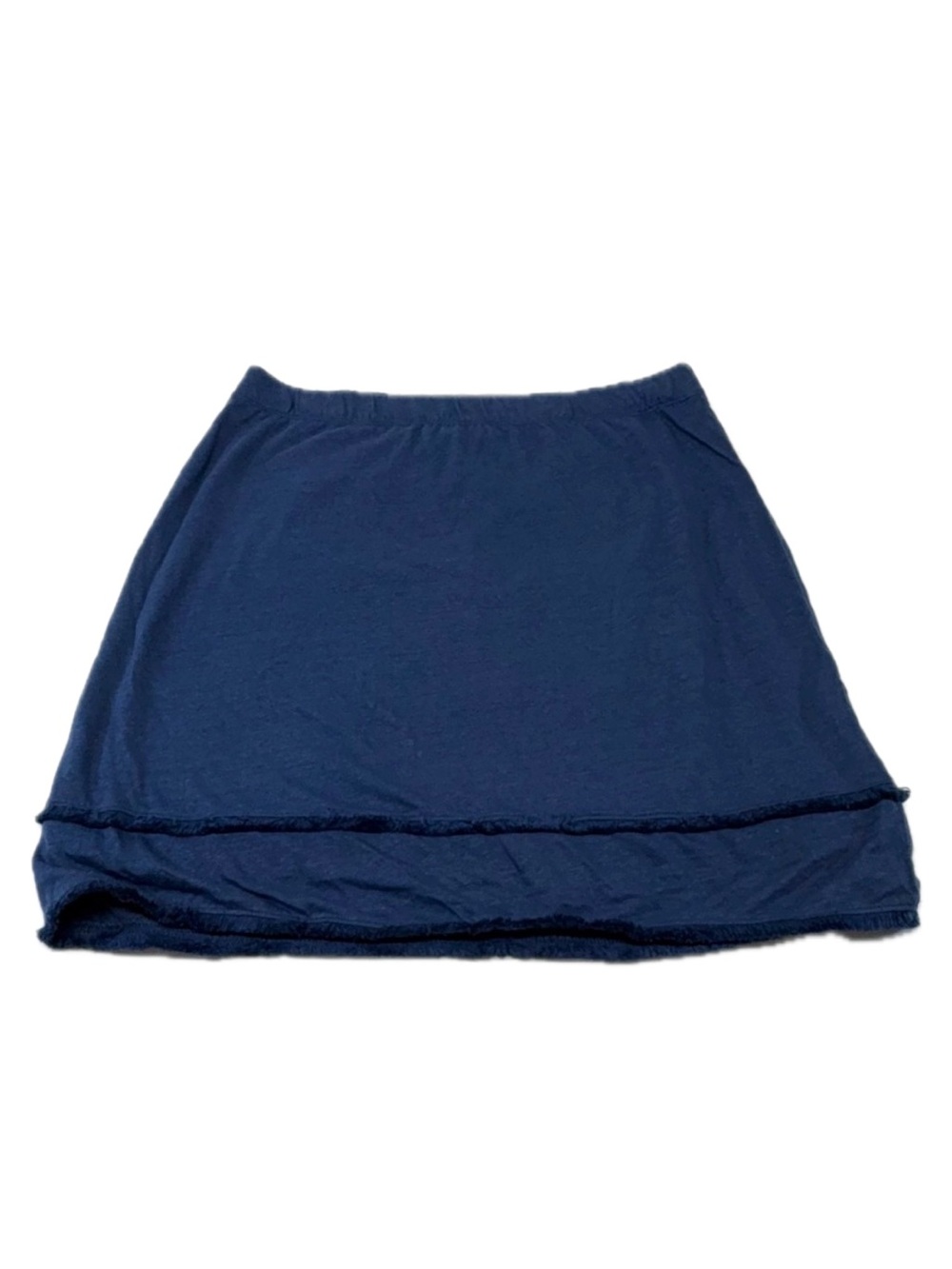 NWT Tribal Fashion Navy Seal Pull-On Lined Skirt - Size Large
